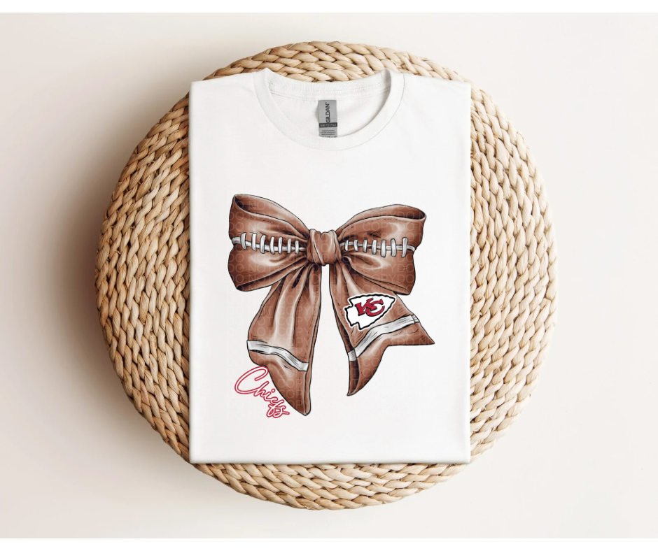 KC Football Coquette Bow